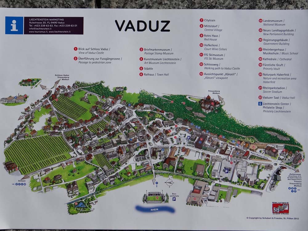 Vaduz Map ~ World Map County Sites