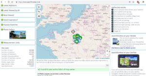 The Searchforsites European Motorhome Campsite and Aires Database and Map