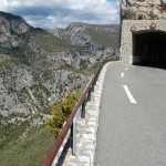 Tunnel on the Gorges du Verdon