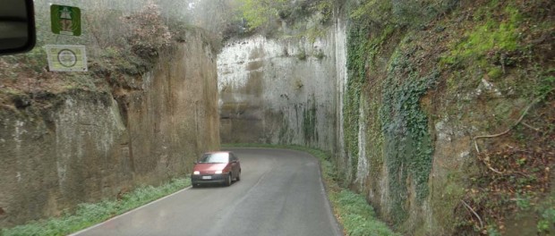 The road from Sorano.