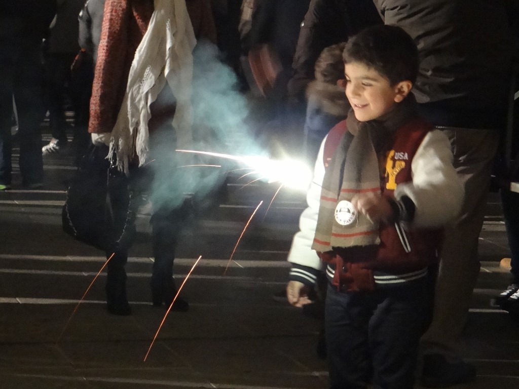 They start them young on the flares over here