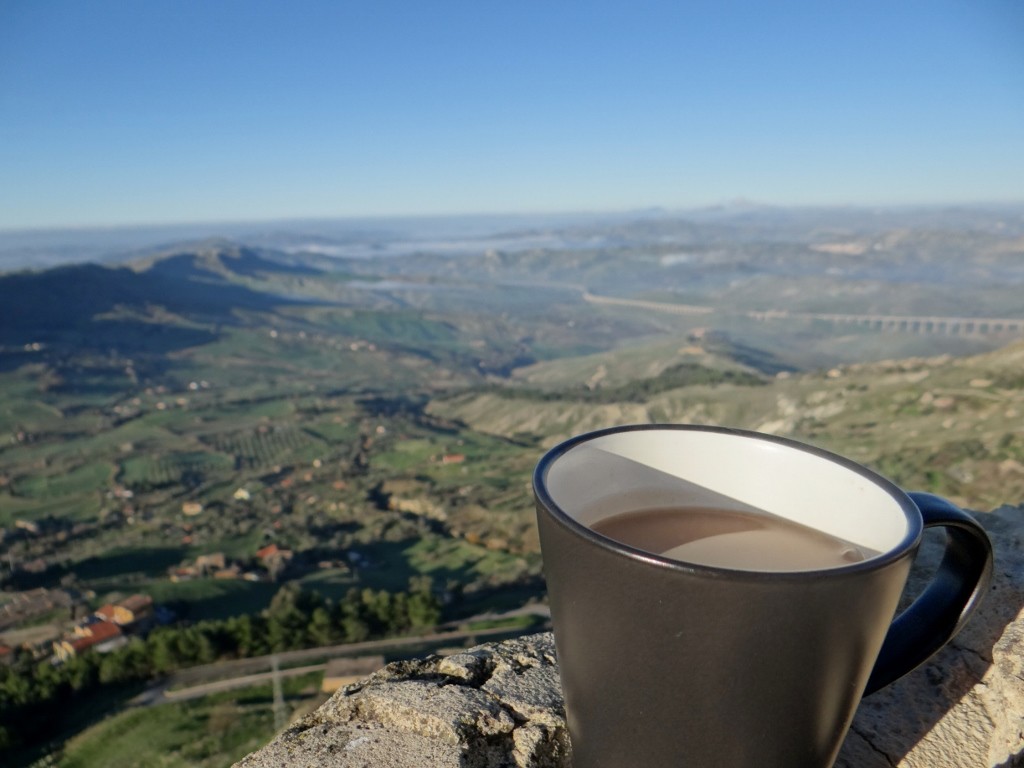 Morning brew with an amazing view