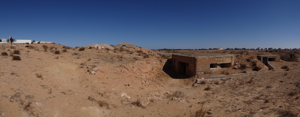 A bunker at the Mareth Line.
