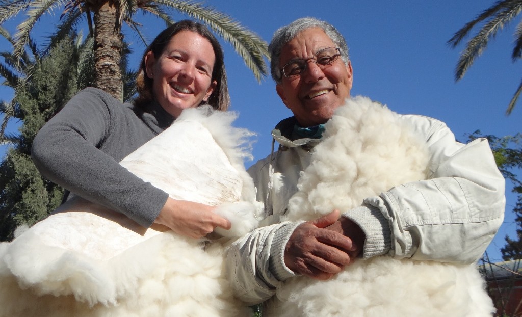 Ezzedine the proactive sheepskin seller in Gabes