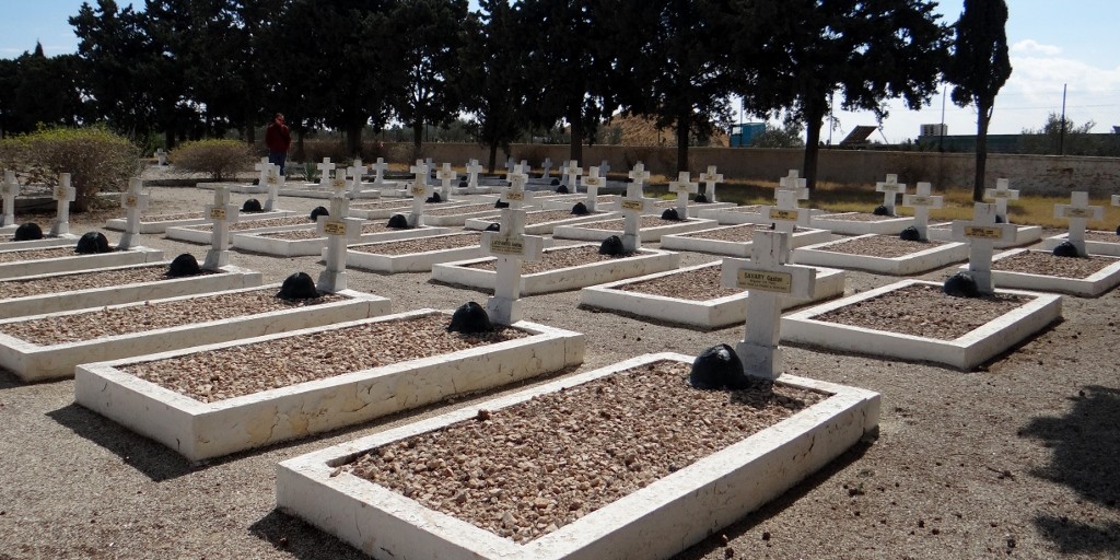 French graves in the military cemetery