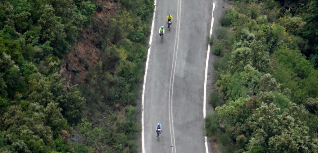 Some of the cyclists from above