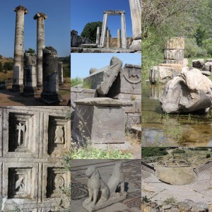 Selection of photographs of ancient sites visited
