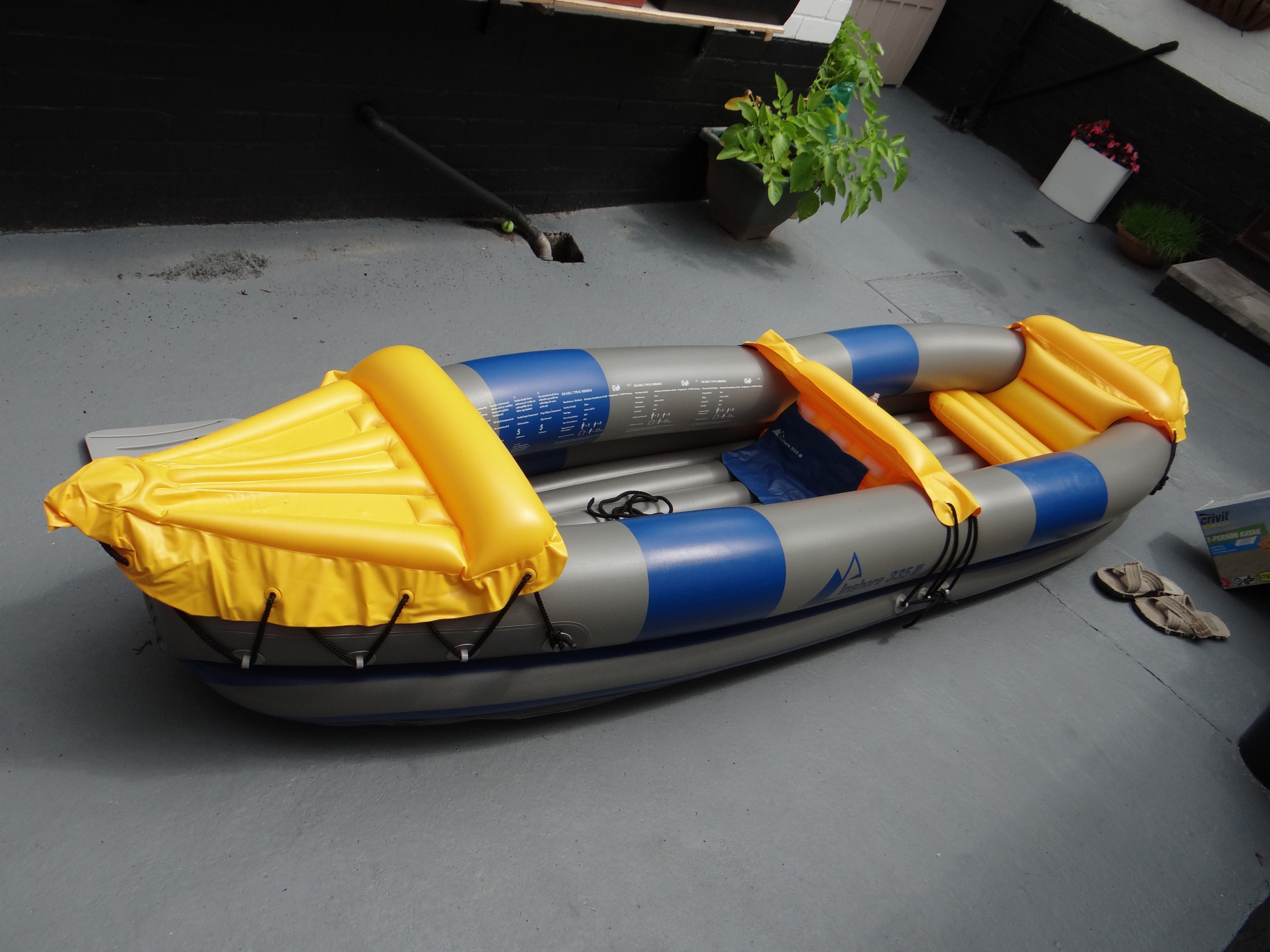 Ready for the Fjords! Crivit 2 Person Kayak £39.99 from Lidl - Our Tour  Motorhome Blog