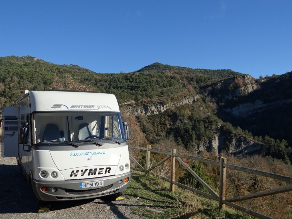 Motorhome Pyrenees Spain