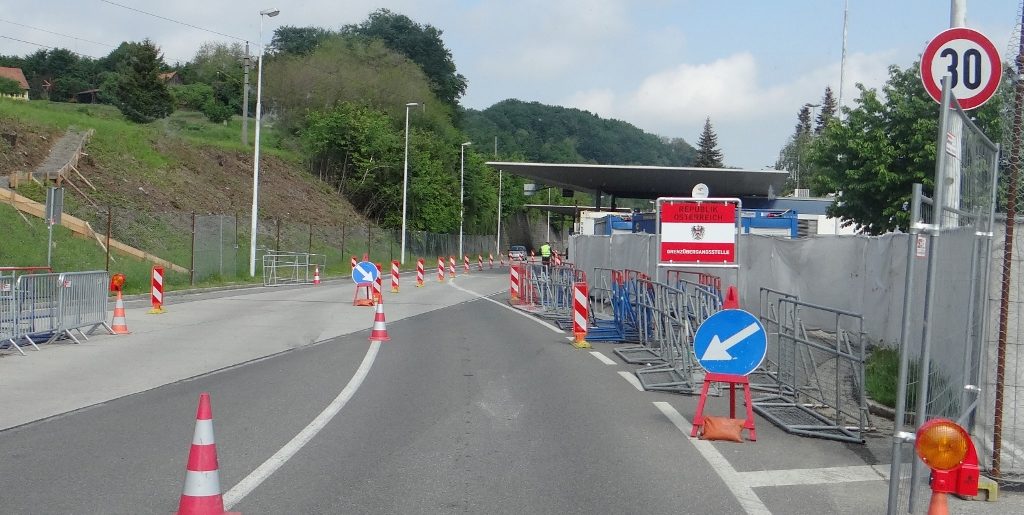 Coming up to the Austrian border