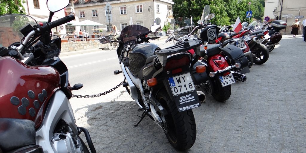 A fair few Polish bikers in town today