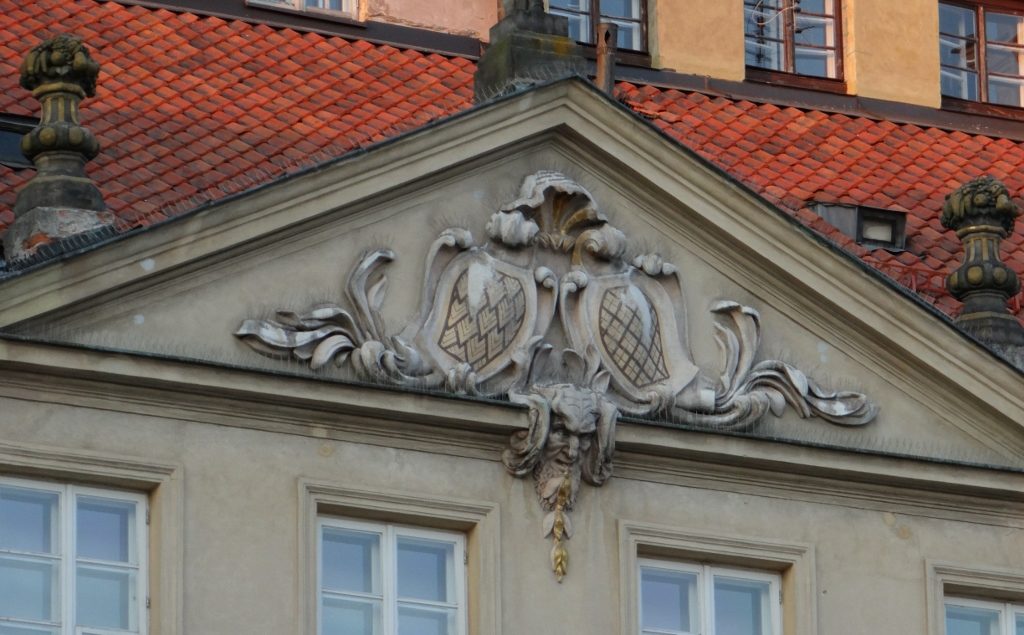 Detail from a re-constructed Warsaw Old Town.