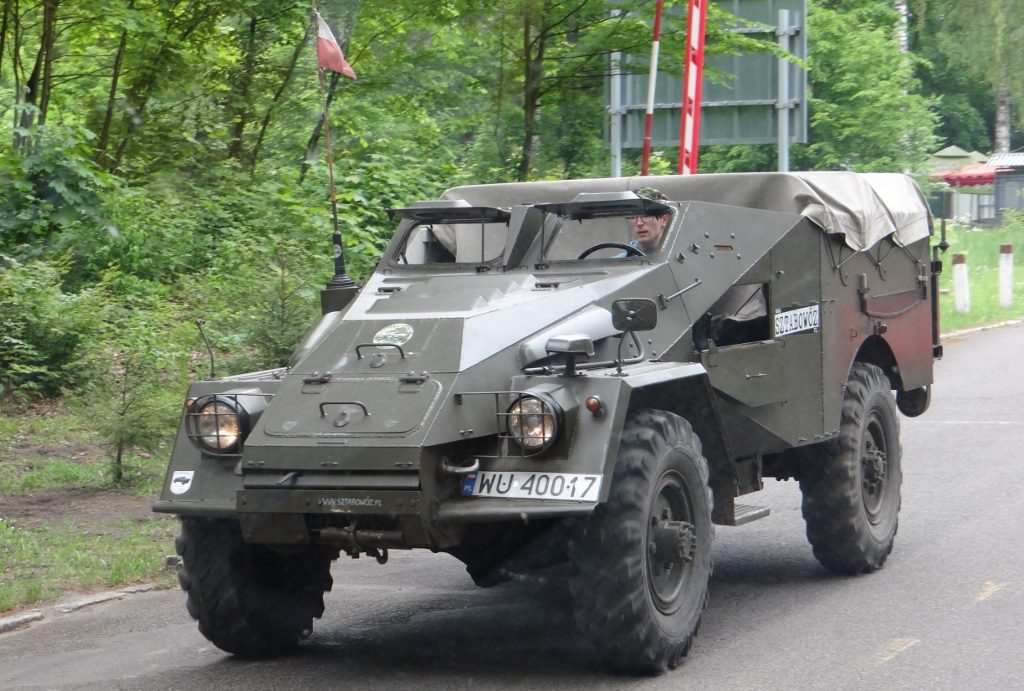 You have a choice of military vehicle to be driven about in, including an old BMW motorbike