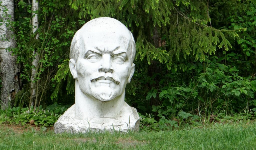 Lenin looking severe