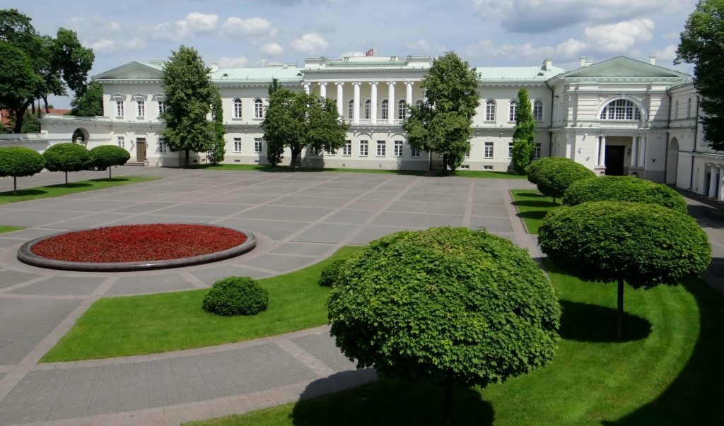 Rear of Presidential Palace Vilnius