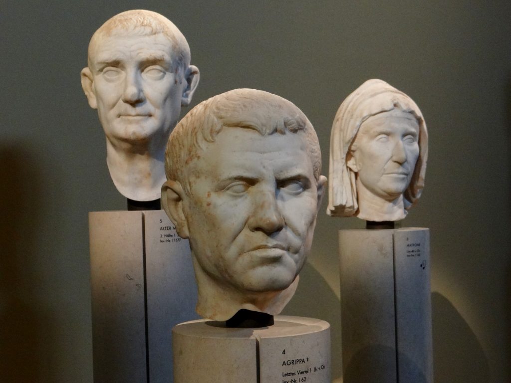 Roman heads The Kunsthistorisches Museum, Vienna