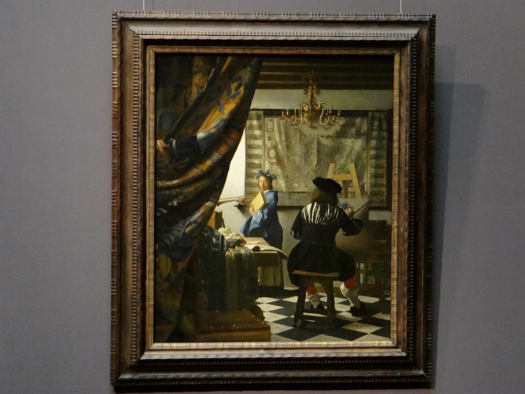 Vermeer Painting, The Kunsthistorisches Museum, Vienna