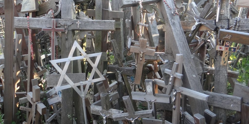 Nice to see a Star of David represented at the Catholic Hill of Crosses