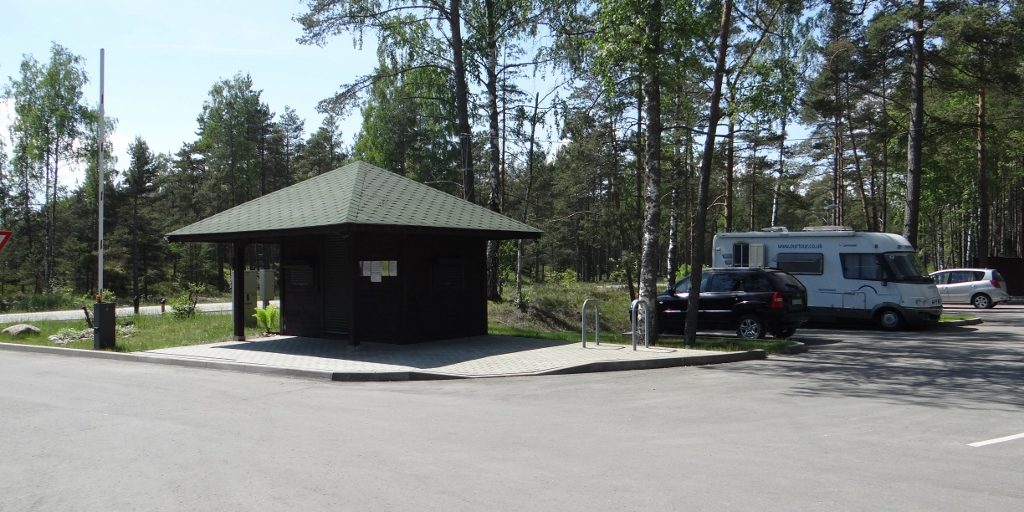 Klapkalnciems parking Latvia