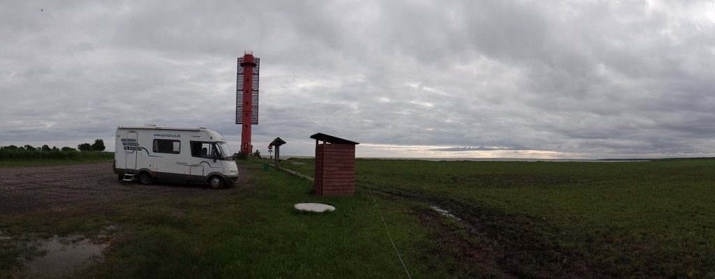 Pärnu, Free Camping on the Bay of Riga