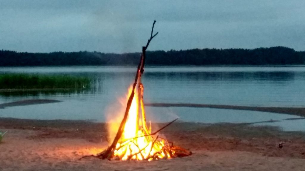 Bonfire Midsummer Eve Finland