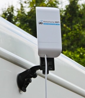 A uni-directional WiFi signal booster from motorhomewifi.com