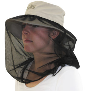 Mosquito hat: available from travelsafe.co.nl