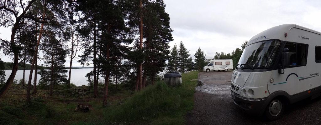 Motorhome paradise, wild camping in the Acrtic