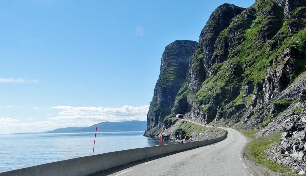 Stunning road from Nordkapp