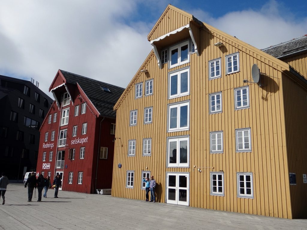 Wooden buildings Tromso