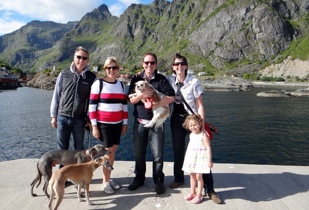 The gang, re-united in the Lofotens!