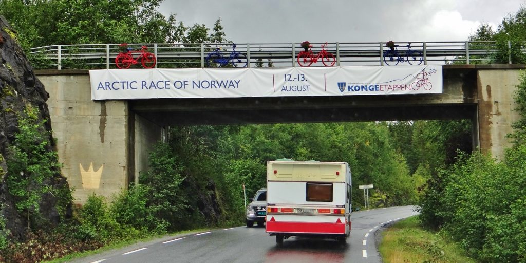Arctic Race of Norway sign