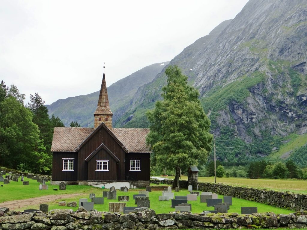 Church in Romsdalen Valley Norway
