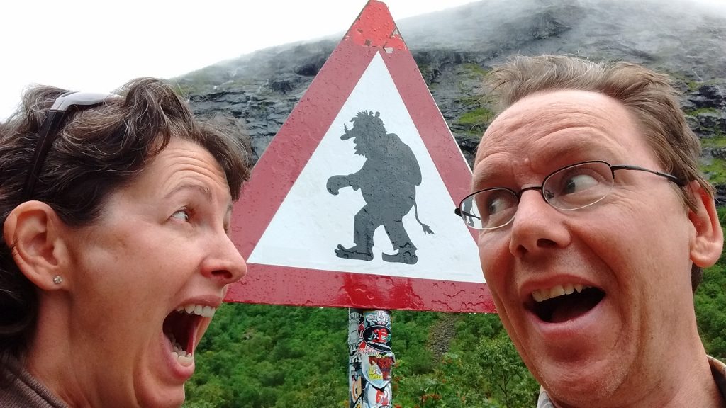 Warning! Trolls! None seen on the pass today, but then they don't come out in daylight...