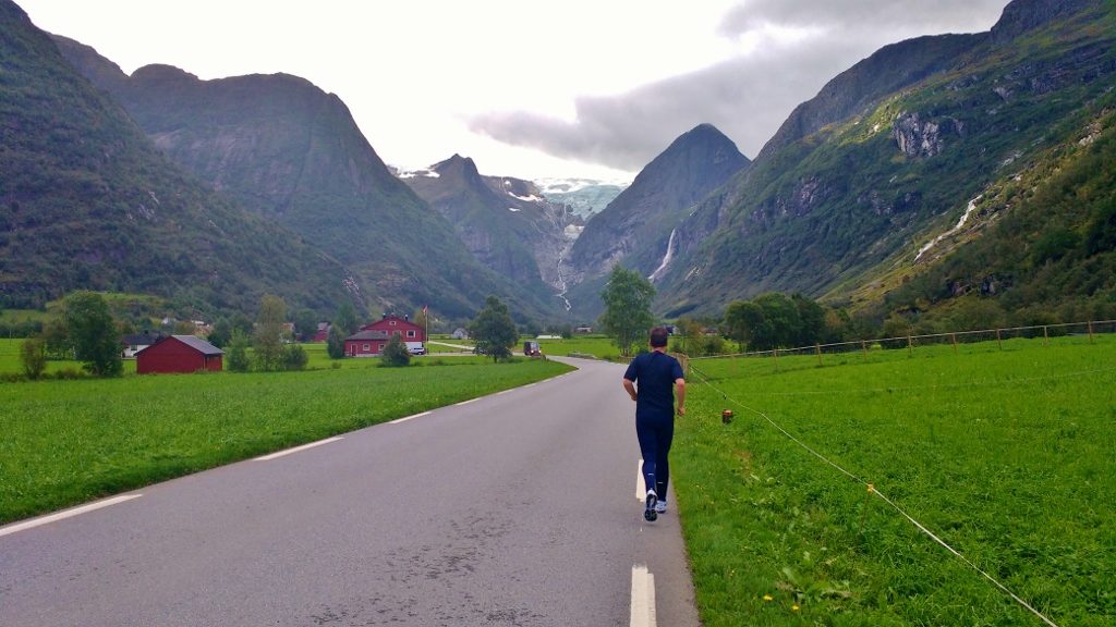 Jogging Oldedalen Norway
