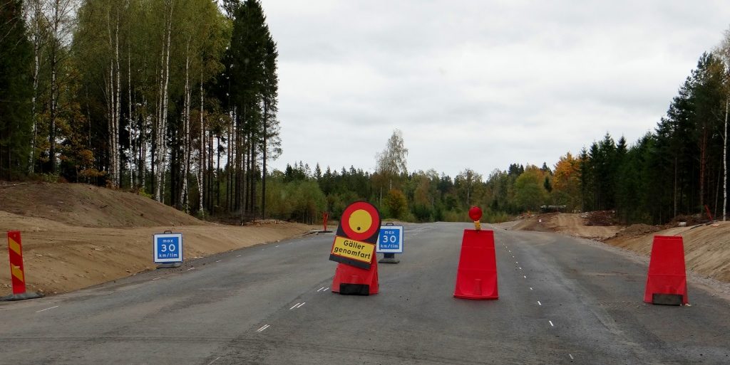 Road Closed Sweden