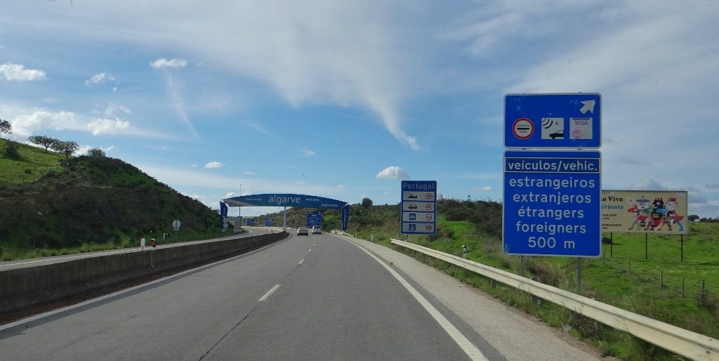 Portugal Toll Road Signs