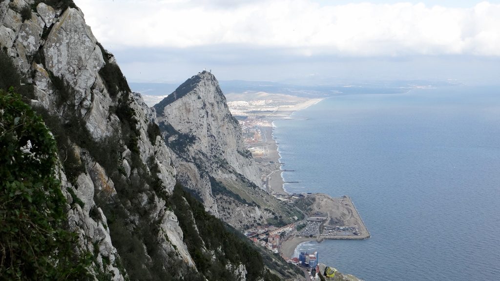 Spain, looking north from Gibraltar