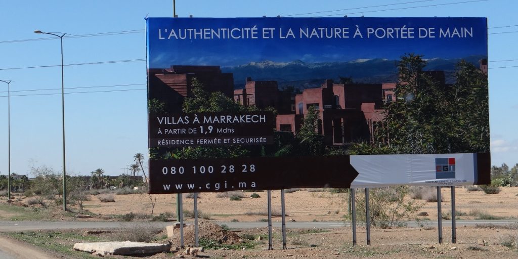 Marrakesh has its fair share of money, it seems. Apartments on this new gated complex start at €200,000
