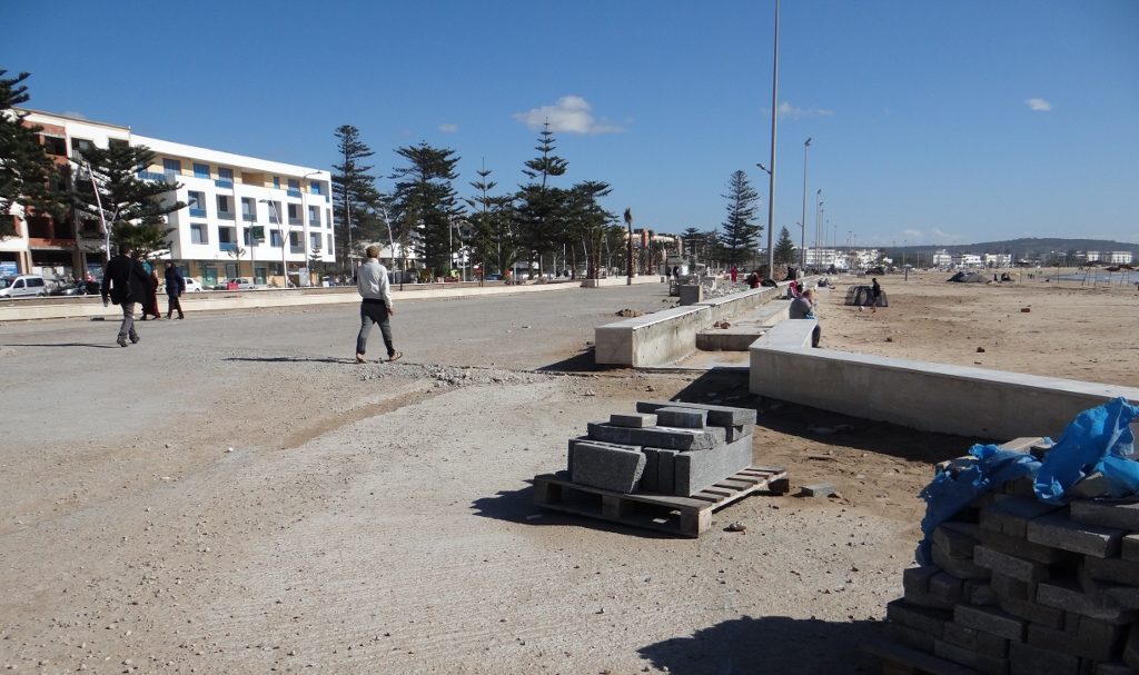 The full length of the seafront is being renovated, and to a high standard too
