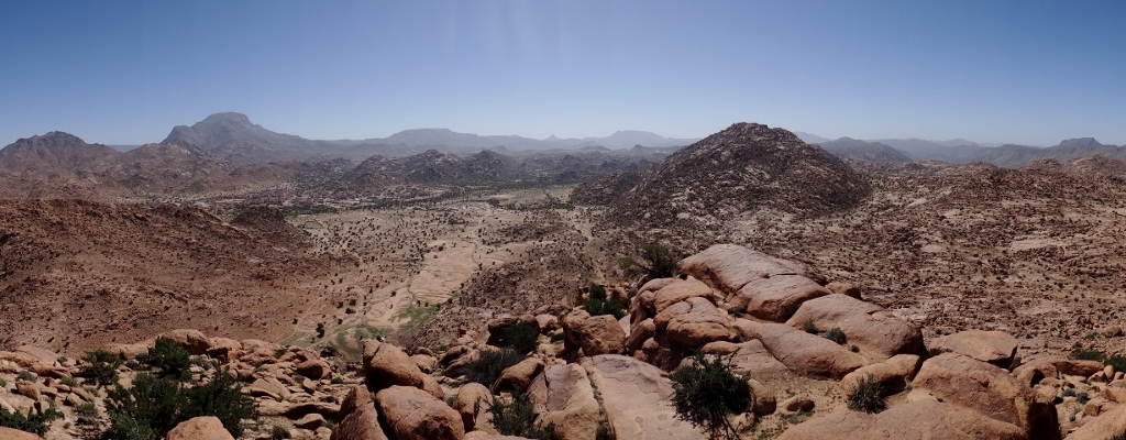 Tafraoute from above
