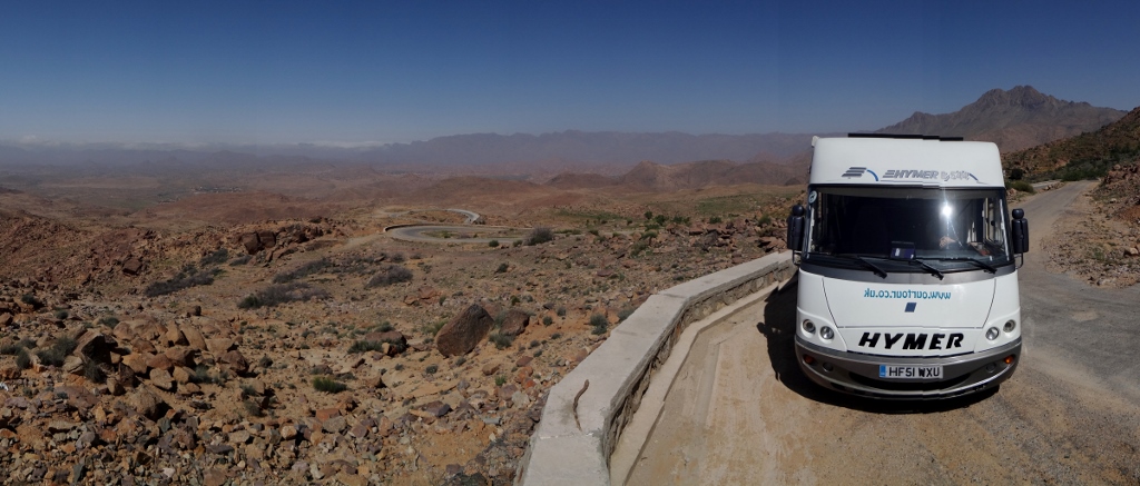 Great views back towards Tafraoute and the rocks
