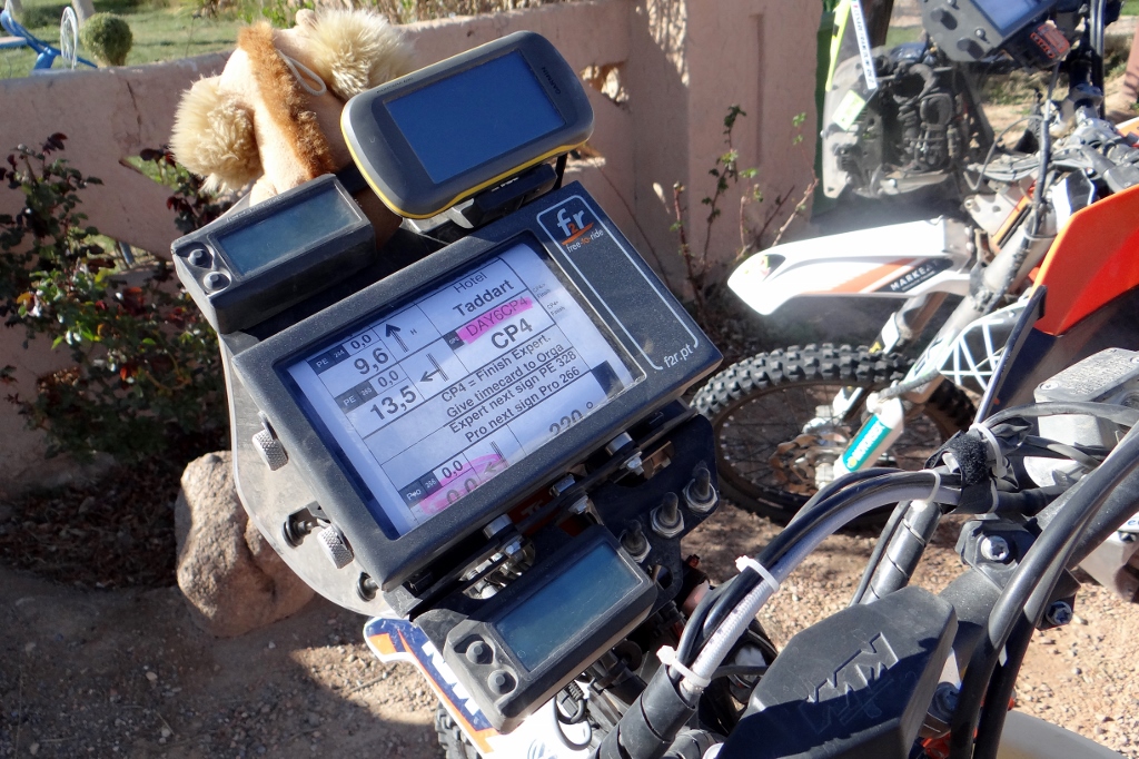 Lots of kit on the Tuareg Rallye bikes, most of which I guess is to help them navigate across miles of empty desert