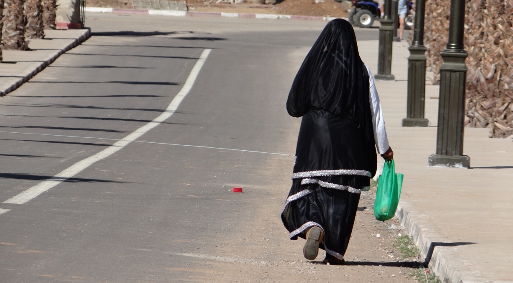 A Berber lady in Tafraoute