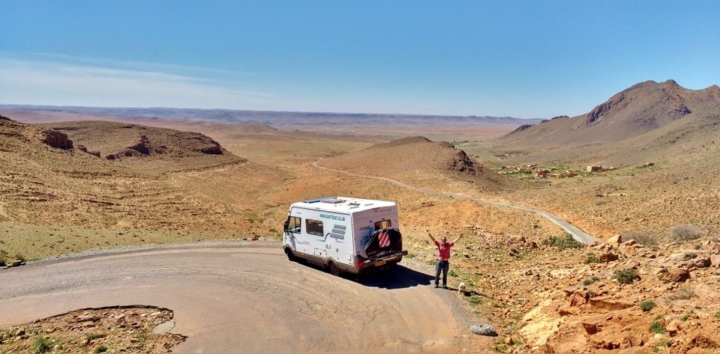 Hymer Motorhome in Morocco