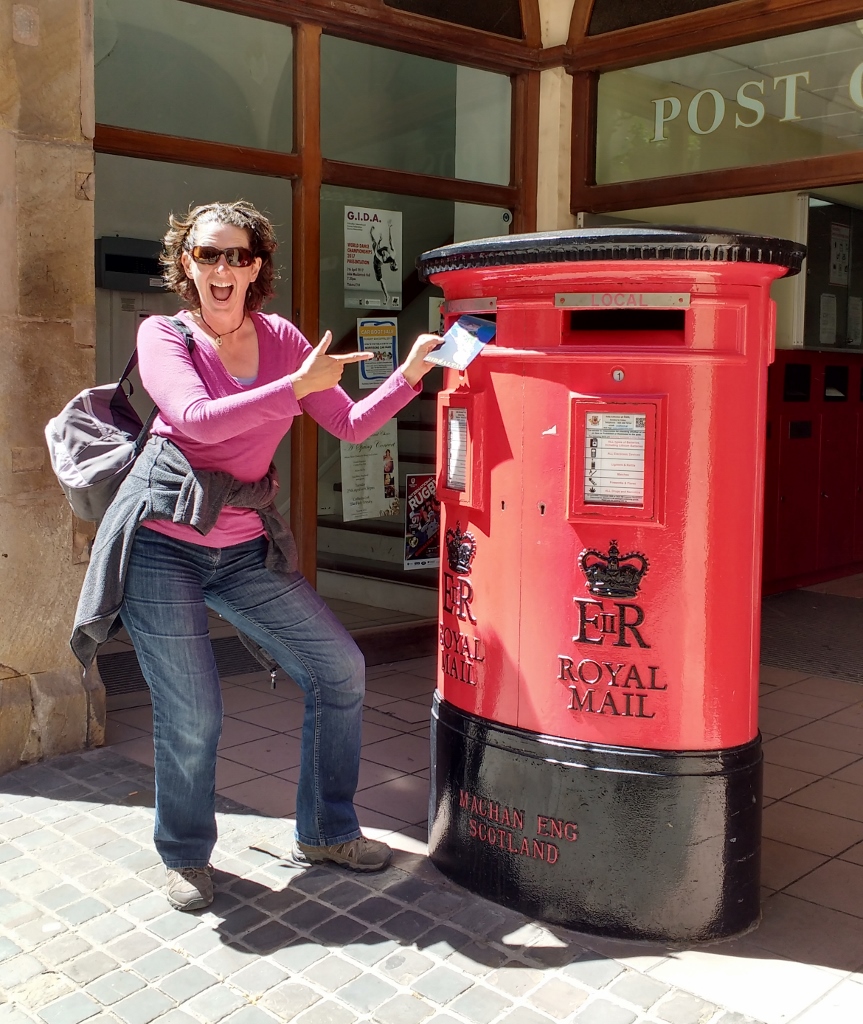Gibratar: more British than Britain. It has replica post boxes across the place for different regents!