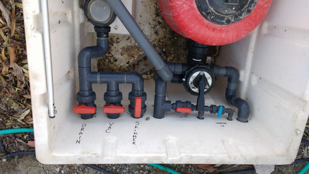 The owners emailed instructions on how to manage the pump and valves to clean the pool