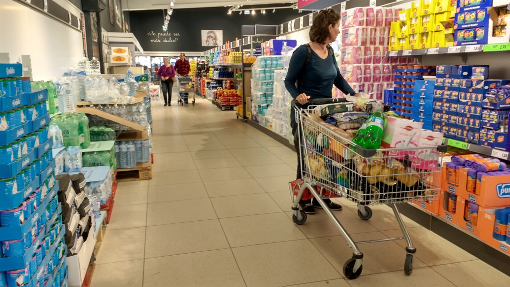 The trolley wheels almost buckled in Lidl - aver €200 in one go, our biggest shop yet!