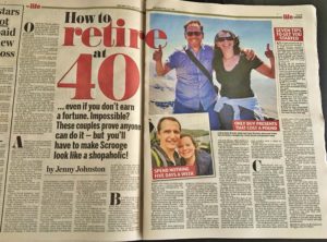 Daily Mail article how to retire at 40