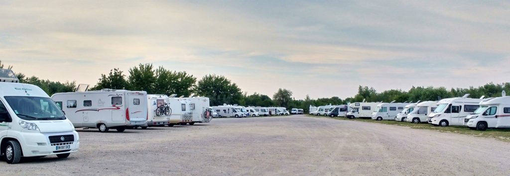 Motorhome aire Le Crotoy France